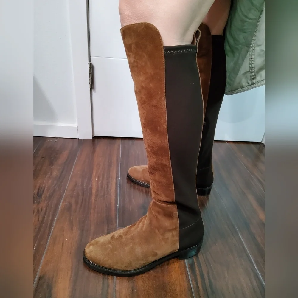Clorinda Antinori Suede Tall Boots Size 40/9
